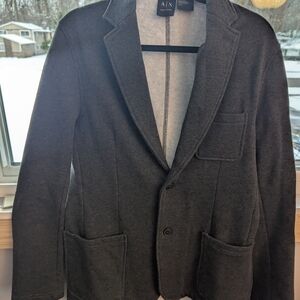 Armani Exchange Charcoal Blazer